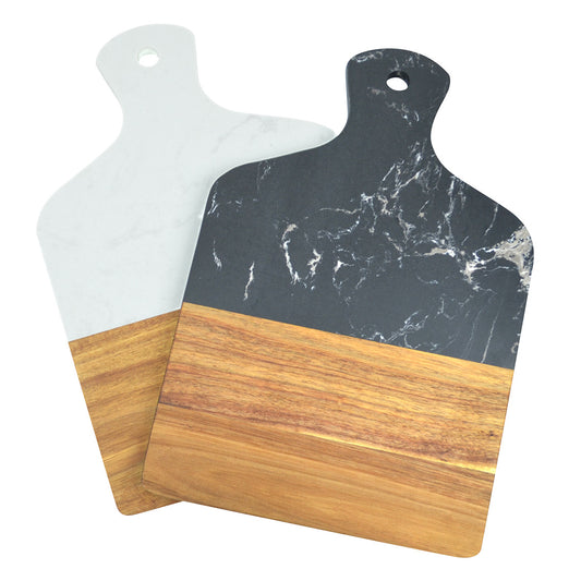 Acacia Marble Serving Board - OCEAN - Black