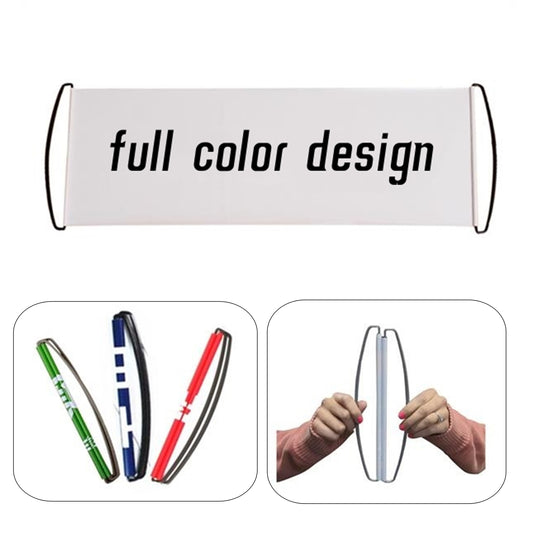Hand Held Retractable Scrolling Banner image 0