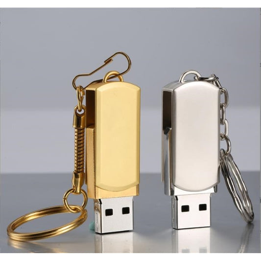 Keychain Metal Swivel Chubby USB Flash Drive image 0