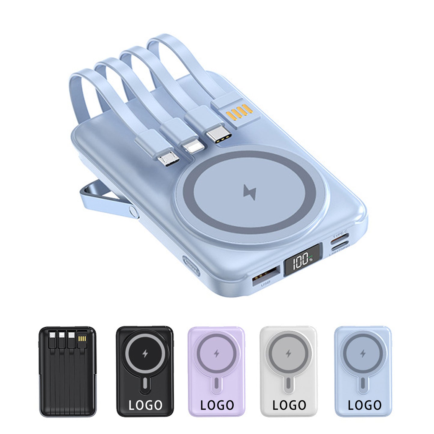 10000mAh Magnetic Wireless Power Bank image 0