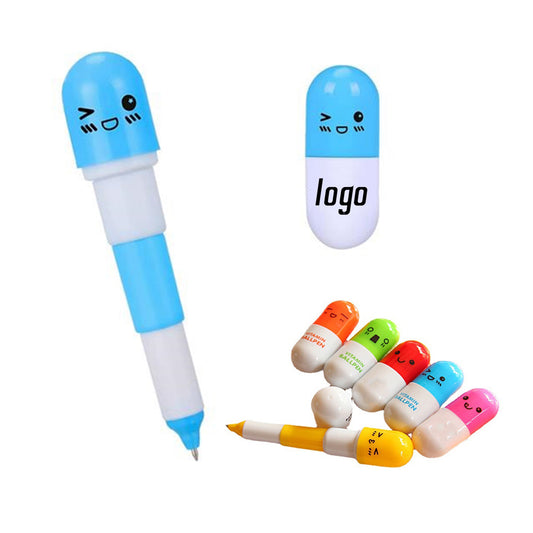 Vitamin Capsule Ballpoint Pens MOQ 100PCS image 0