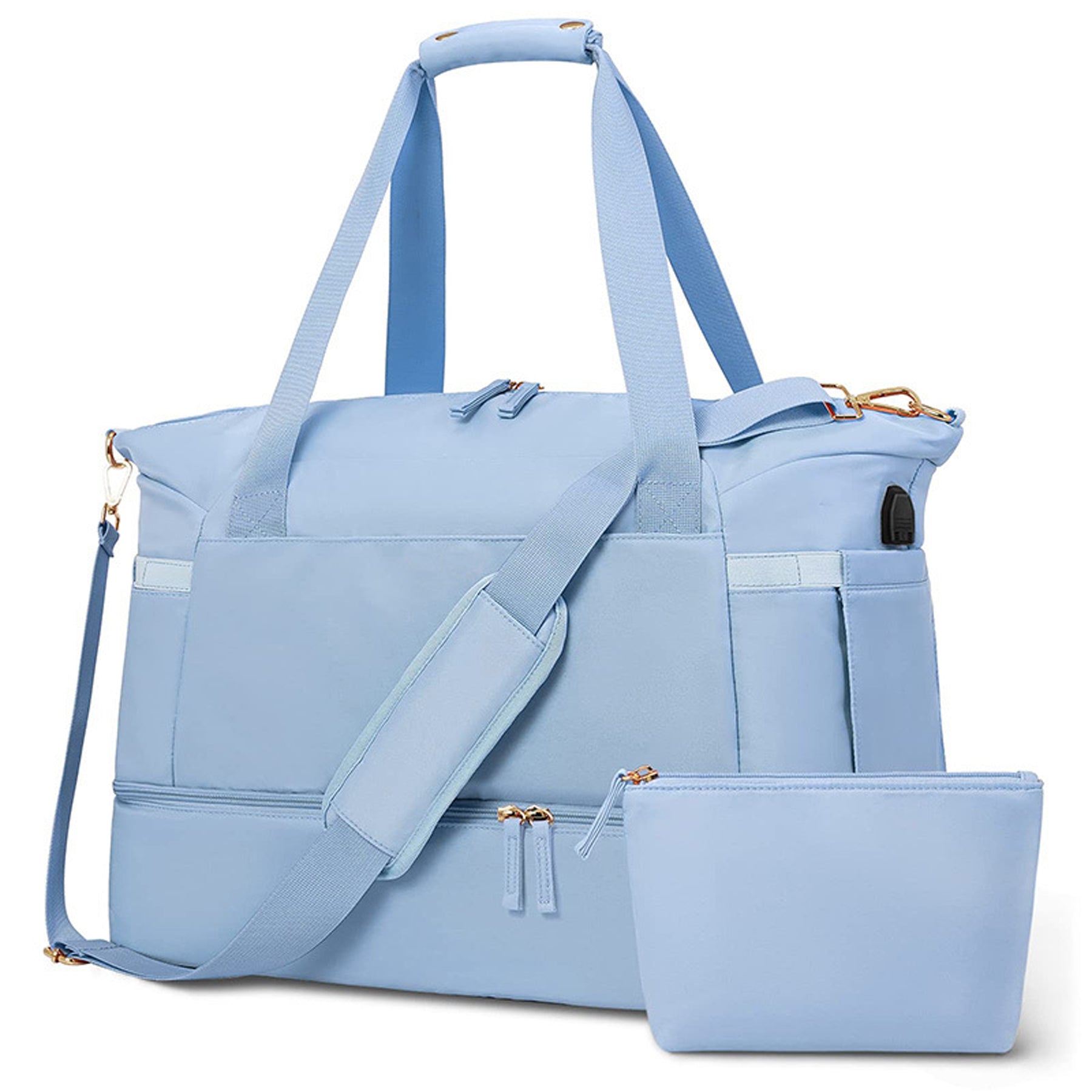 Durable Gym Bag with Wet Pocket and Shoe Compartment image 3
