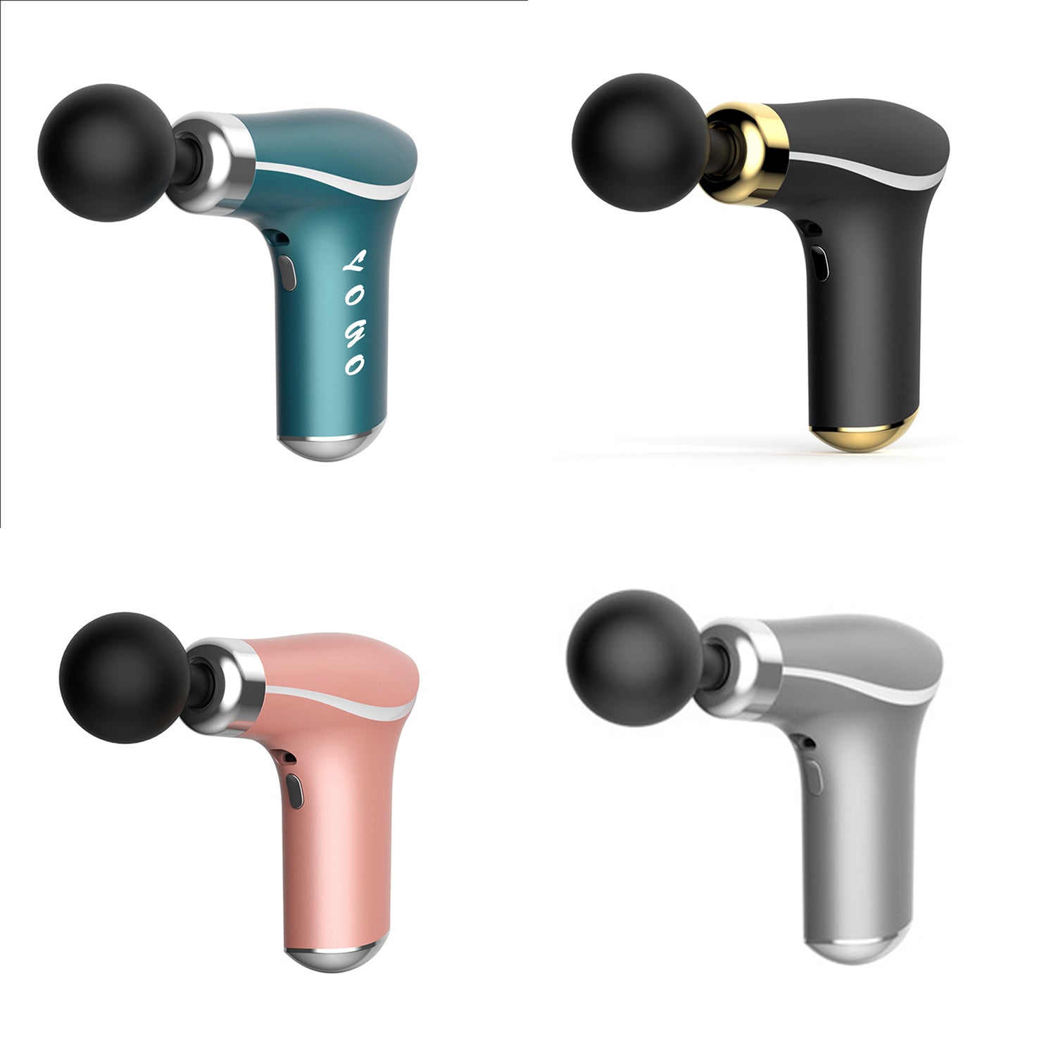 Professional Massage Gun with 8 Heads MOQ 10PCS image 1