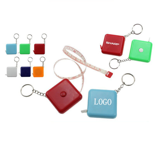Square Tape Measure Key Chain image 0
