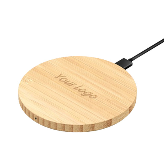 5/10/15W Bamboo Wireless Charging Pad image 0