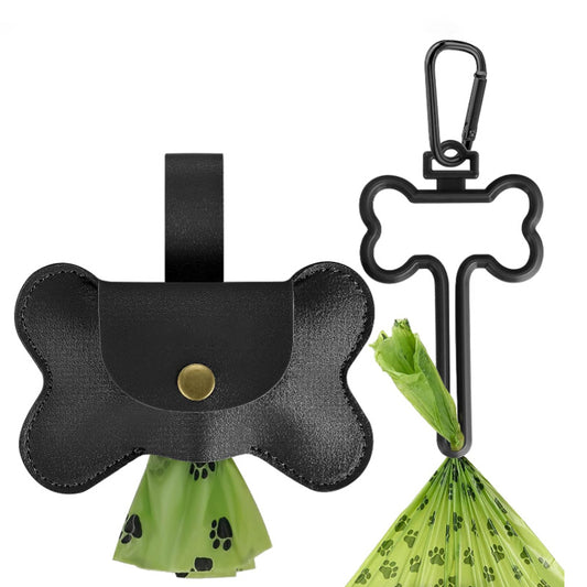 Dog Bone Bag Dispenser w/ Carabiner image 1