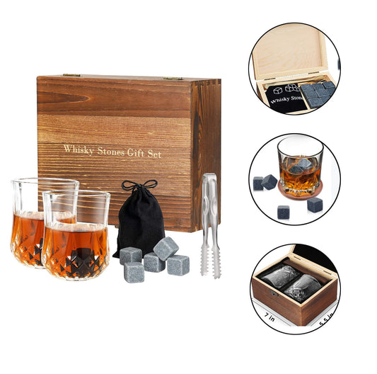 Whiskey Stone & Glasses Gift Set image 0
