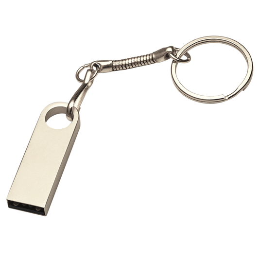 Metal USB Flash Drive w/ Key Chains / Rings image 1