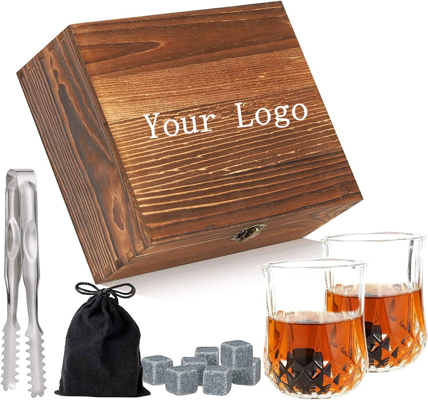 Whiskey Stone & Glasses Gift Set image 1