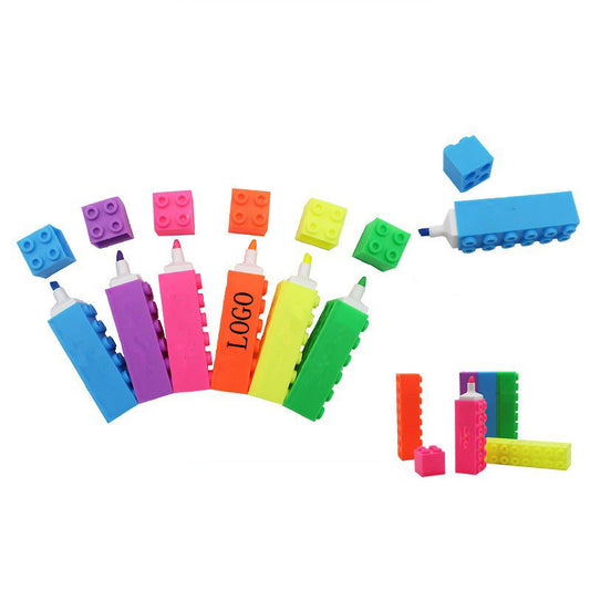 3.5'' Inch Building Blocks Color Highlighters---Large image 0