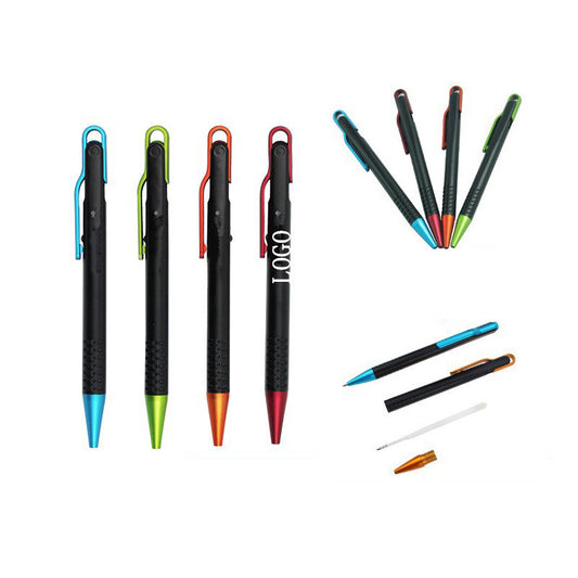 Point Press Retractable Writing Ballpoint Pen image 0