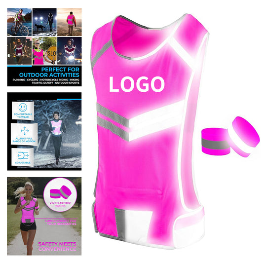 Reflective Running Vest at Night for Walkers image 1