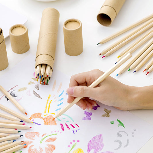 Luxury Wooden Pencil Set - 12 Pencils image 0