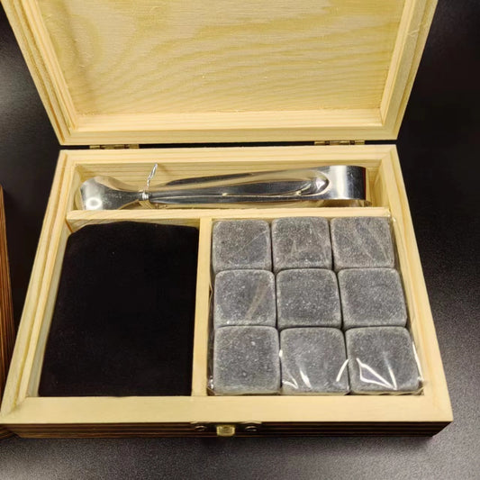 Whisky Ice Stones Glasses Gift Box image 1