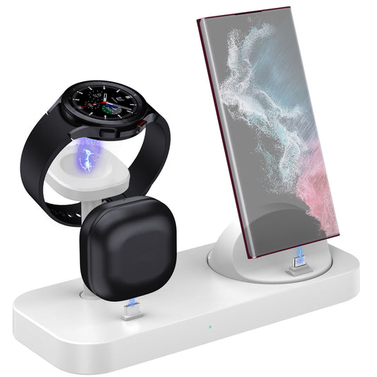 3 in 1 Fast Wireless Charger Station image 1