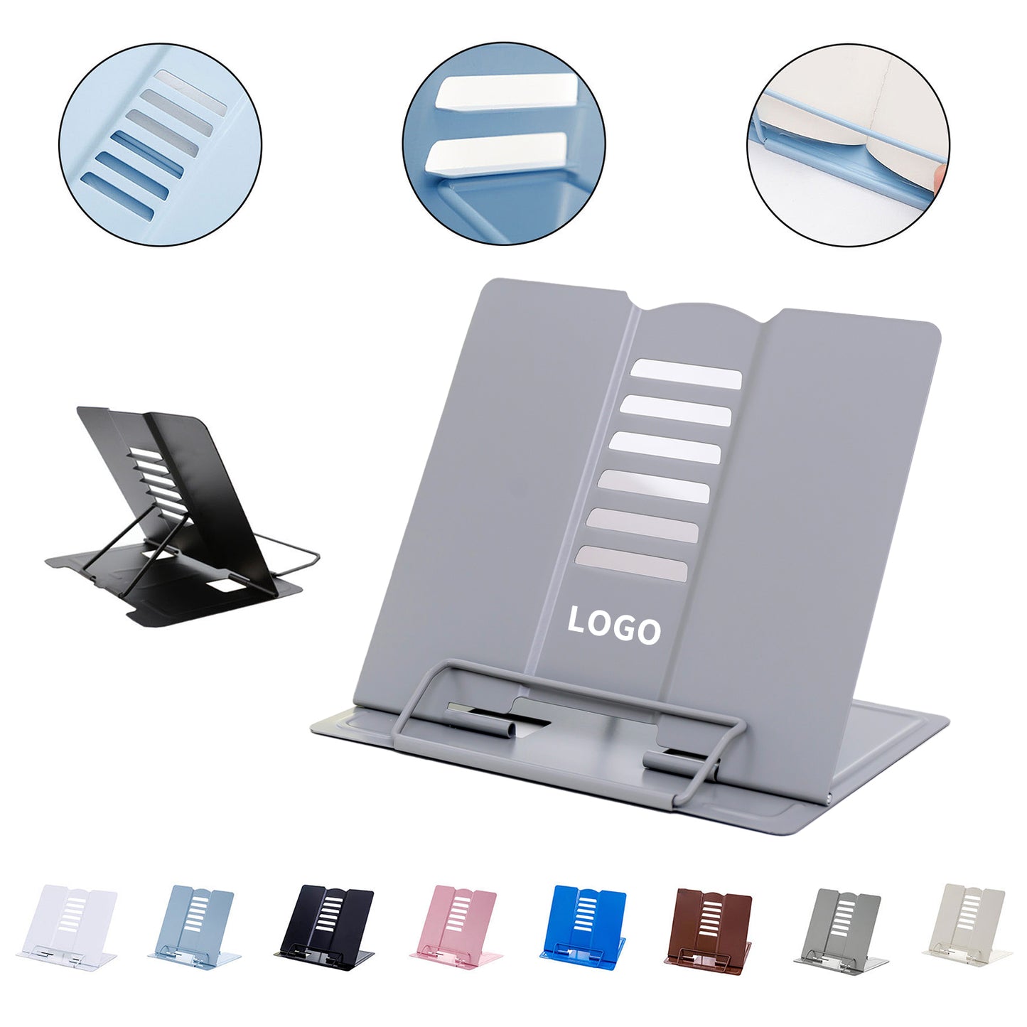 Foldable Stainless Steel Book Stand image 0