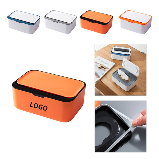 Sealed Baby Wipes Storage Box with Dustproof Lid for Home Use image 0