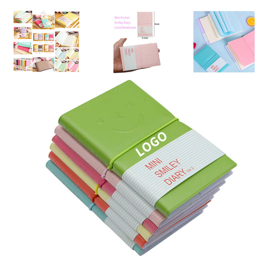 3 x 5 Inch Pu Leather Case Pocket Notebook Set image 1