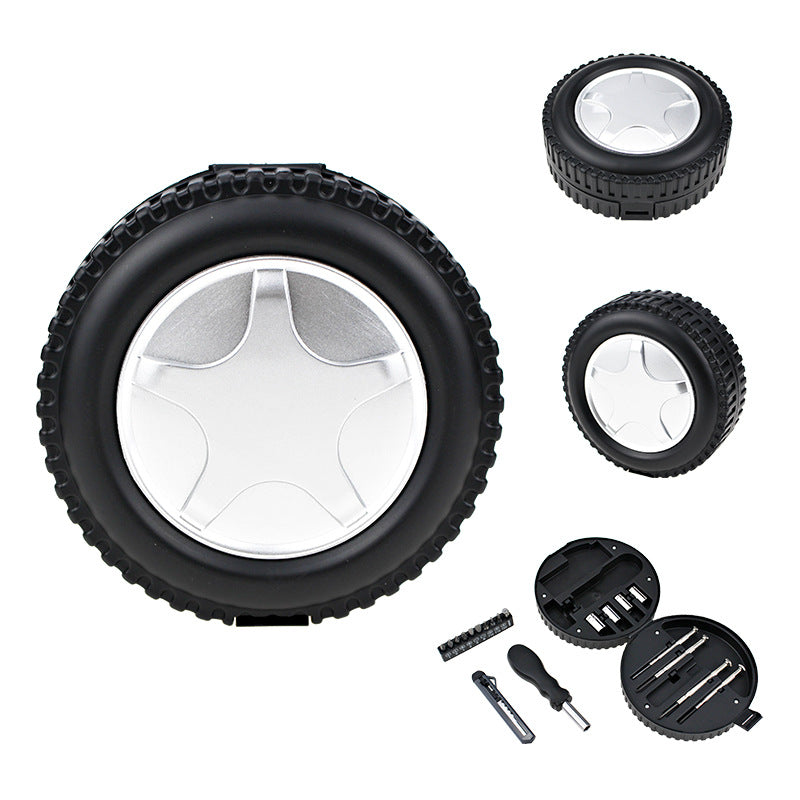 20 in 1 Tool Kit With Tire-Shaped Case / Hardware Tools Kit image 1