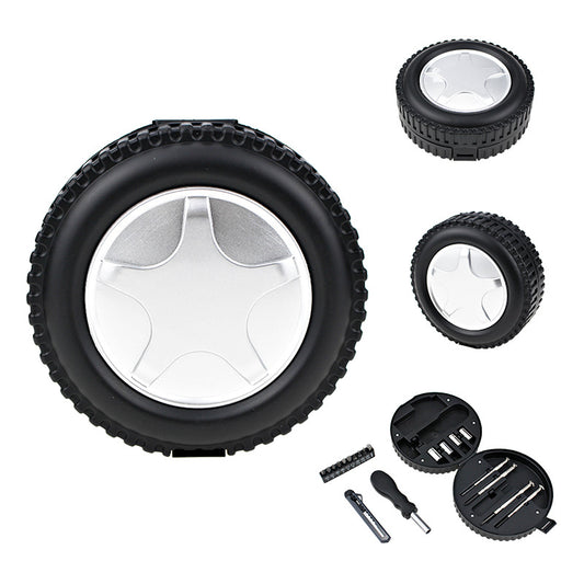 20 in 1 Tool Kit With Tire-Shaped Case / Hardware Tools Kit image 1