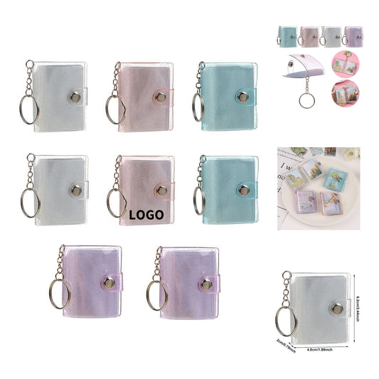 2 Inch Mini Album 16 Pocket Storage and Keychain image 0