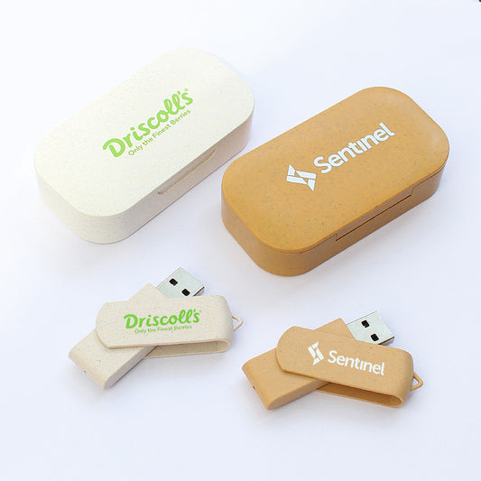 Wood USB Flash Drive w/ Case image 0