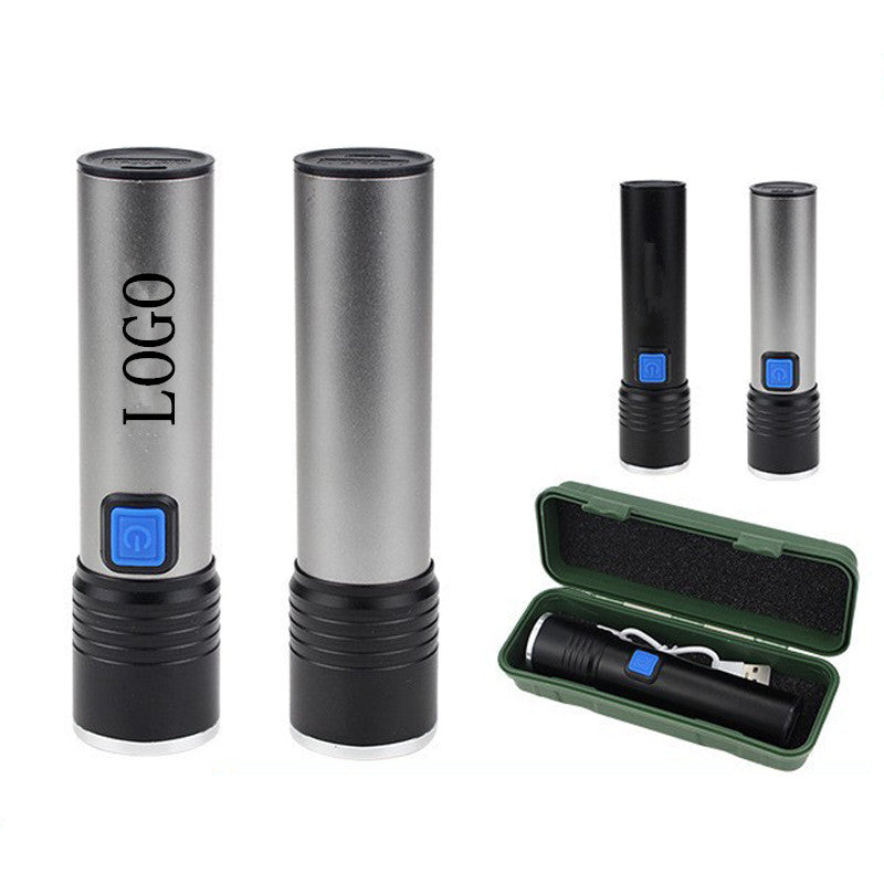 Zoomable LED Flashlight for Outdoor Adventures image 0