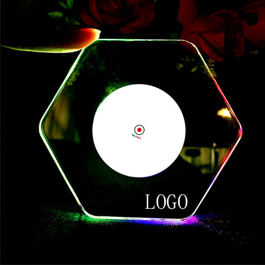 LED Light Up Cocktail Coaster image 0