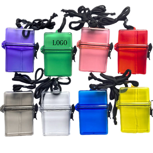 Waterproof Transparent Tobacco Cases with Lanyard image 0