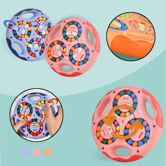 Double-Sided Rotating Bean Cube Round image 0