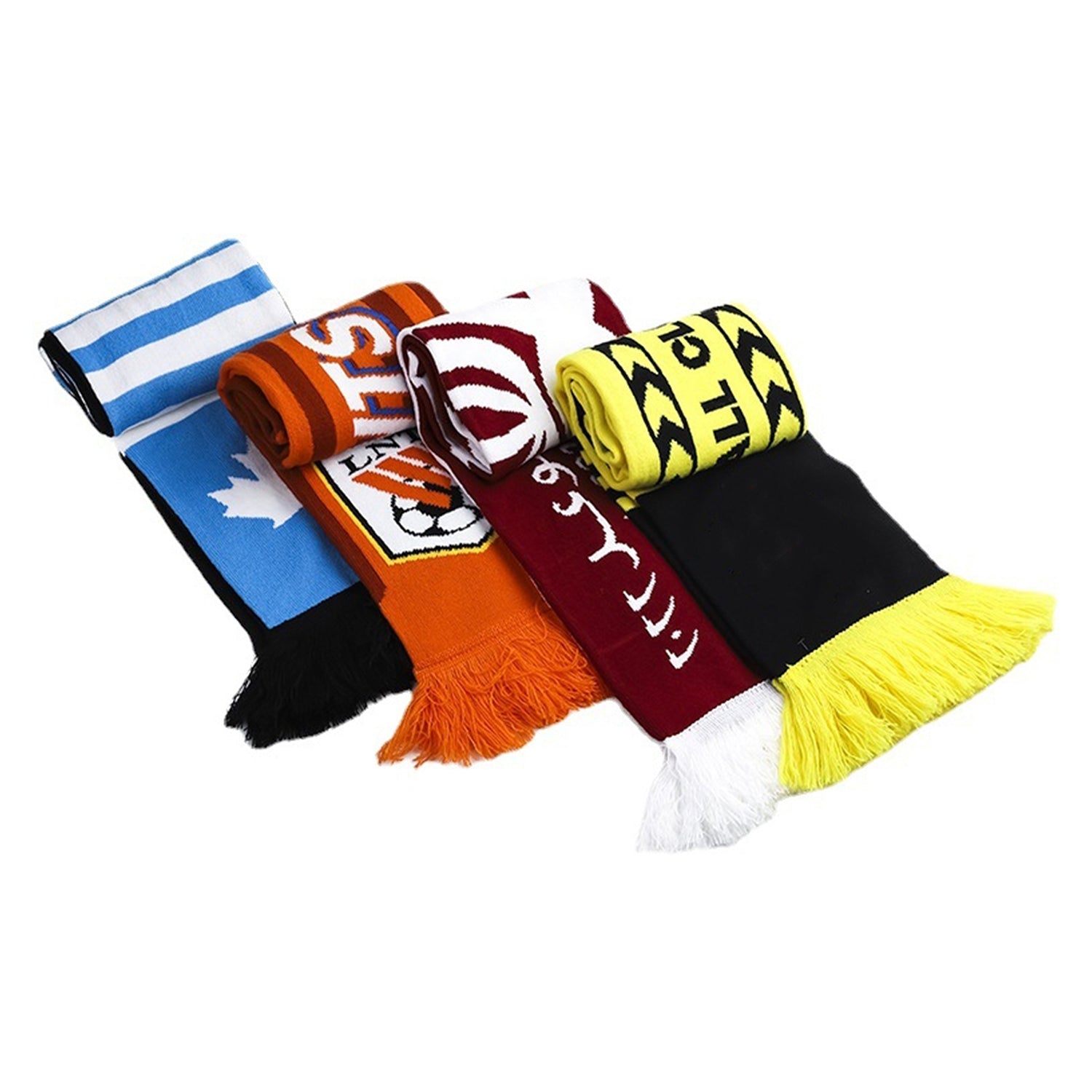 Custom Jacquard Scarf With Fringe image 1