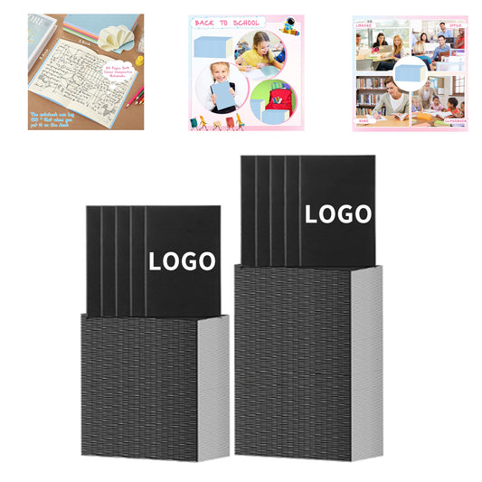 A5 5.8 x 8.3 Inches 60 Lined Pages 30 sheets Kraft Ruled Lined Journals Notebooks image 1