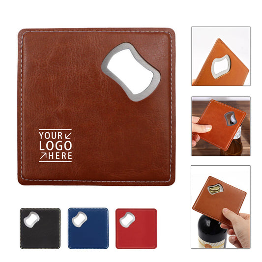 Square Coaster Bottle Opener image 0