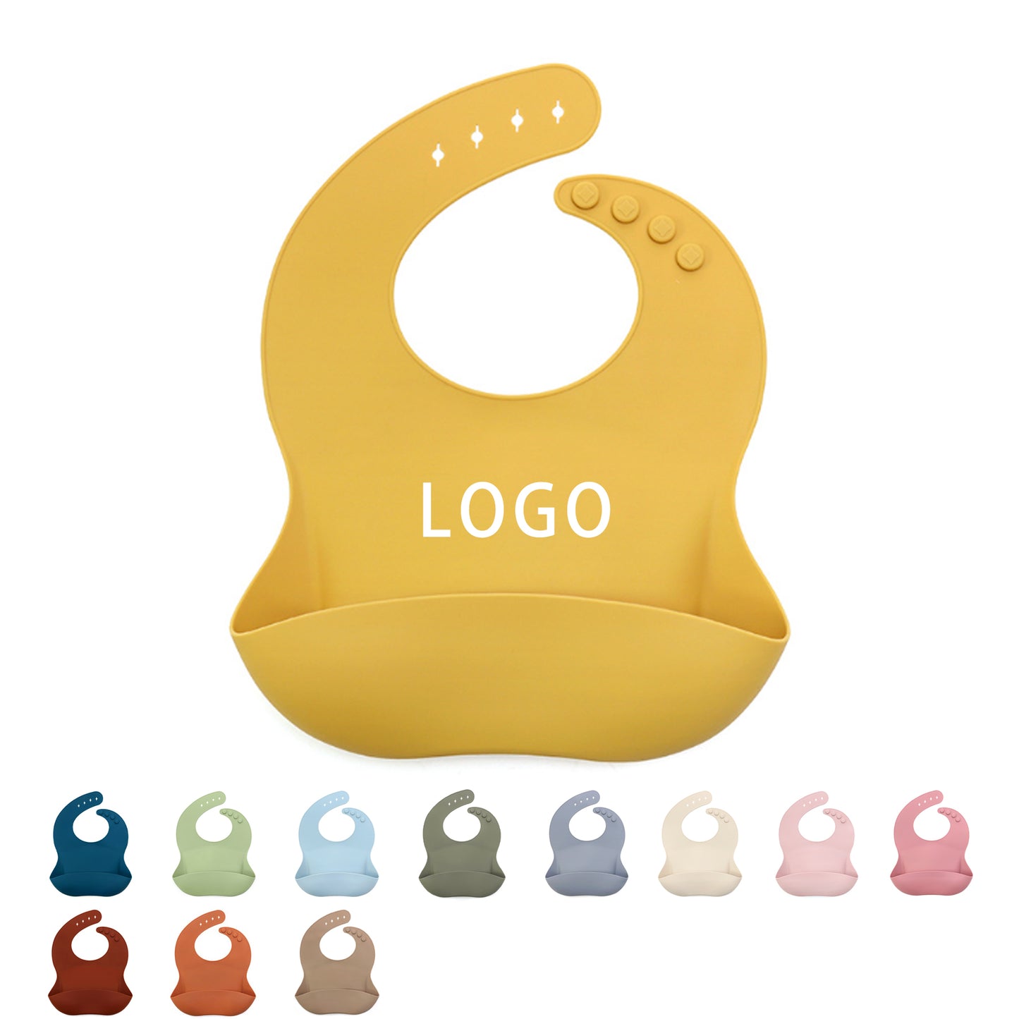 3D Silicone Baby Bibs image 0