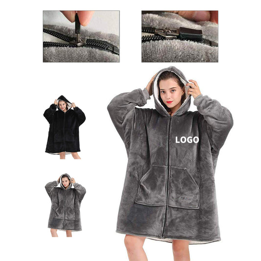 Zip-Up Hoodie Blanket image 0
