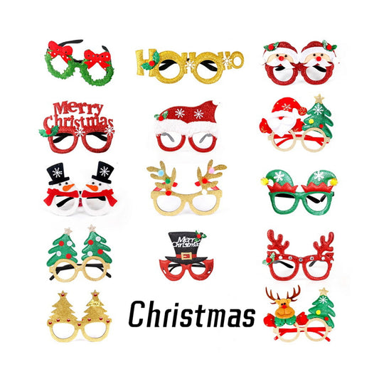 Fanny Glitter Frame Christmas Glasses image 0