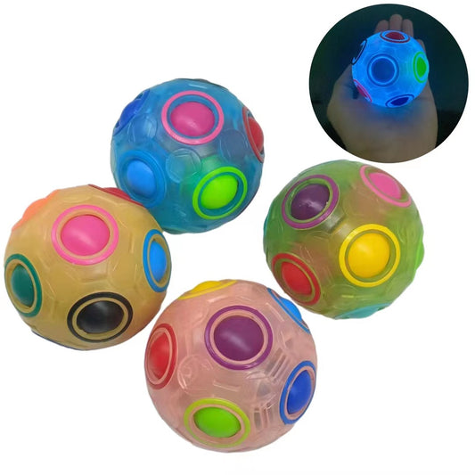Fidget Magic Rainbow Ball Cube Toy image 0