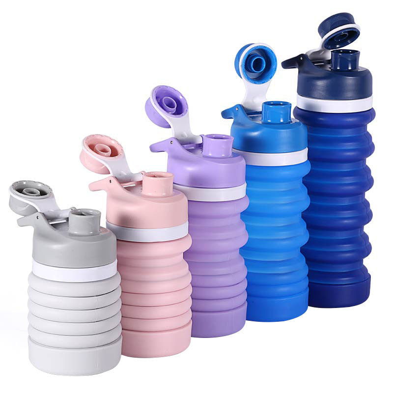 Foldable Silicone Water Bottle image 9