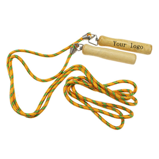 Wooden Handle Exercise Jumping Rope image 1