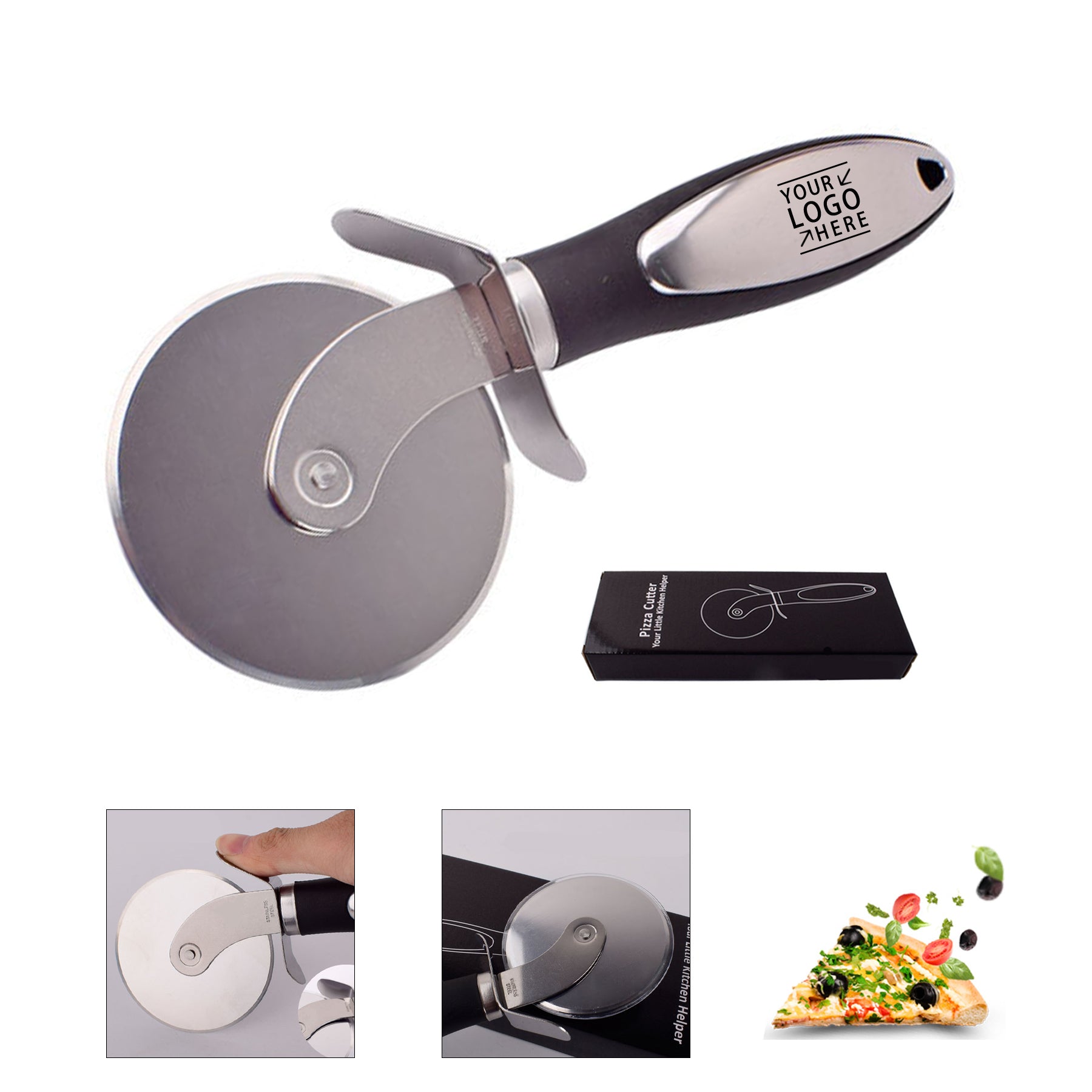 Stainless Steel Pizza Cutter image 0