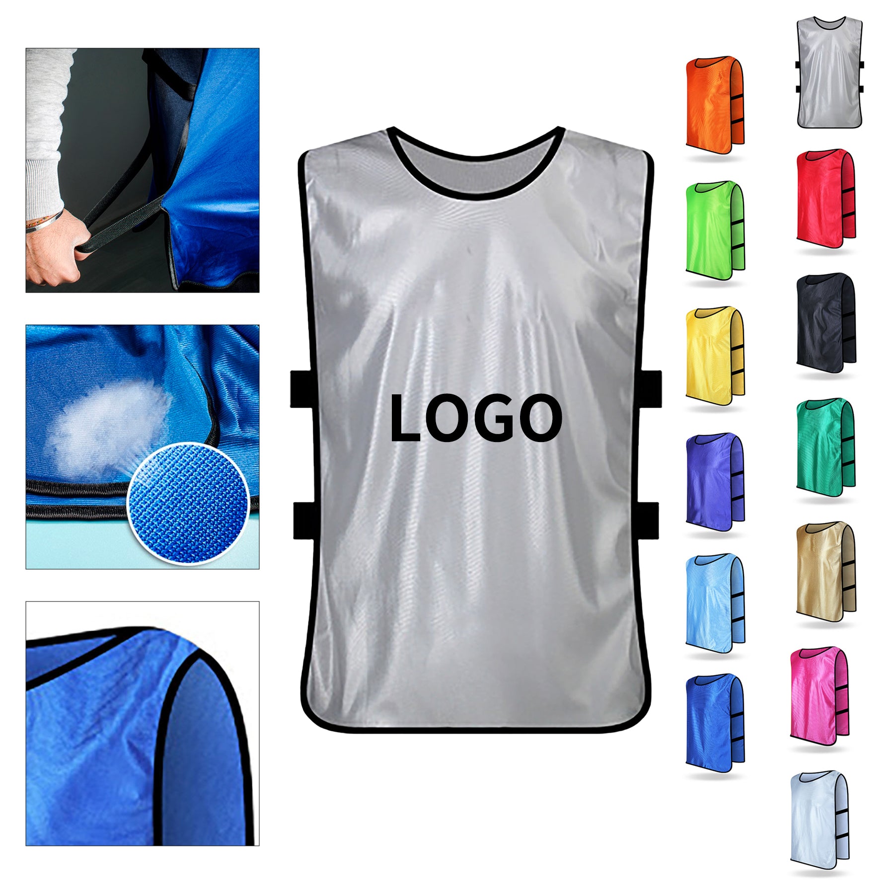 Breathable Sports Training Bibs image 0