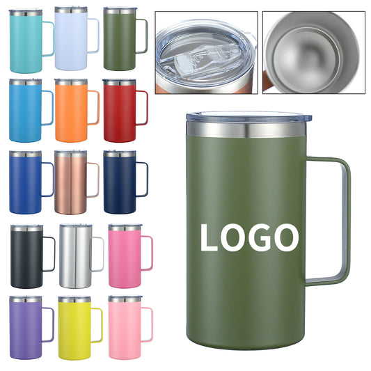 Stainless Steel Insulated Mug with Handle image 0