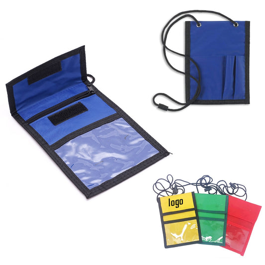 420D Oxford Neck Wallet/Badge Holder image 0