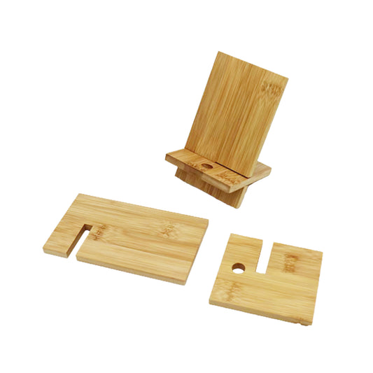 Bamboo Portable Cell Phone Stand image 1
