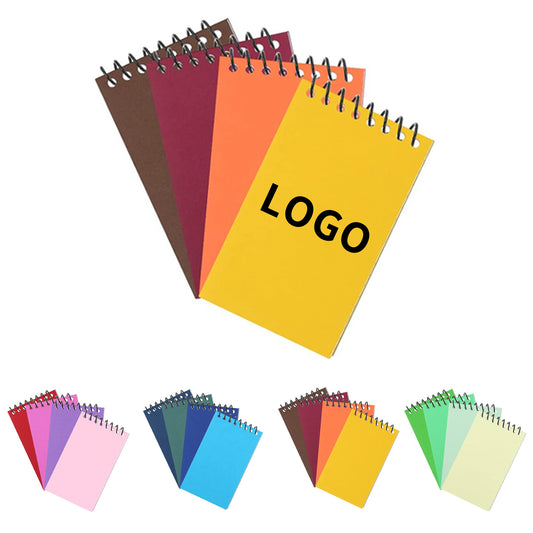 3 x 5 Inches 40 Sheets Top Bound Spiral Memo Notepad Mini Spiral Notebook image 0