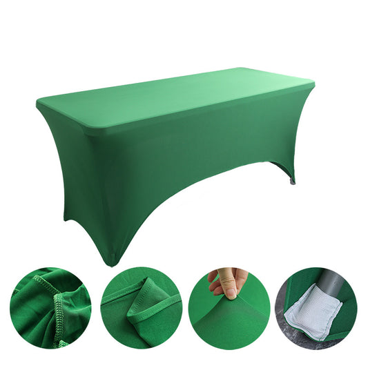 6' Open Back Stretch Table Cover (Full Color Dye Sublimation) image 1