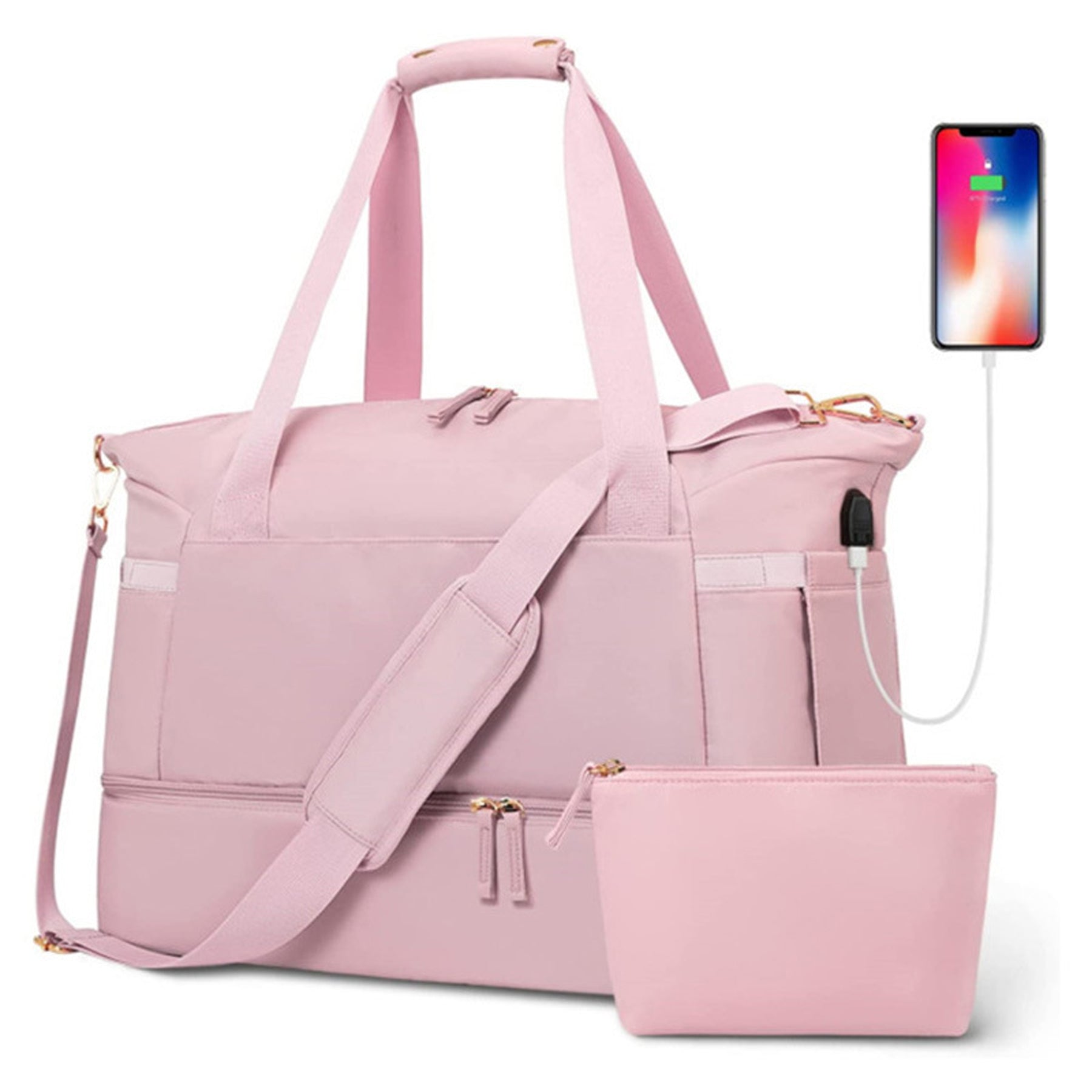 Durable Gym Bag with Wet Pocket and Shoe Compartment image 6