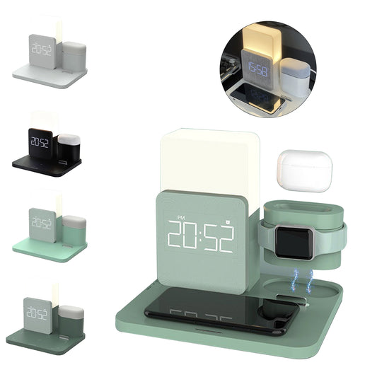 3 in 1 Charger Station / LED Night Light / Wireless Speaker image 0