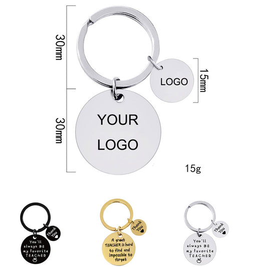 Inspirational Keychain - Sliver