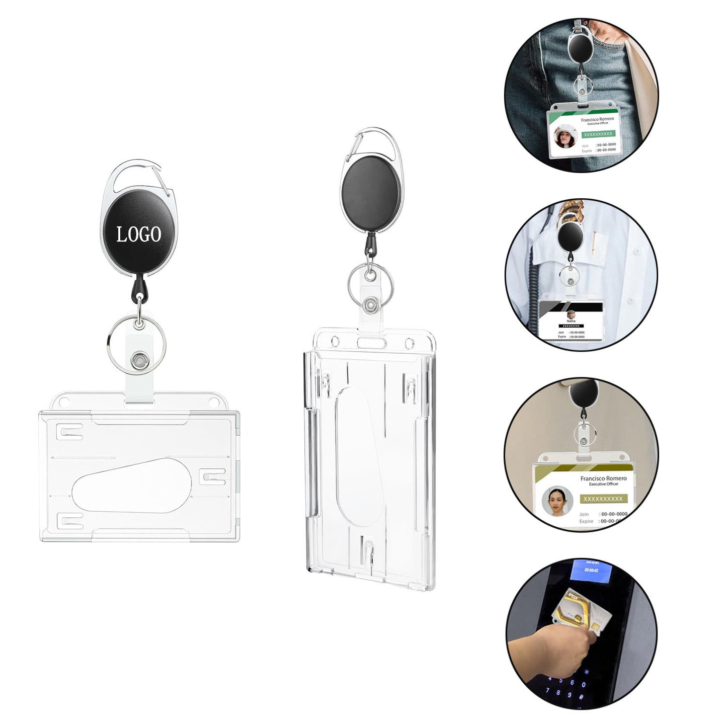 Badge Holder ID Card Sleeve image 0